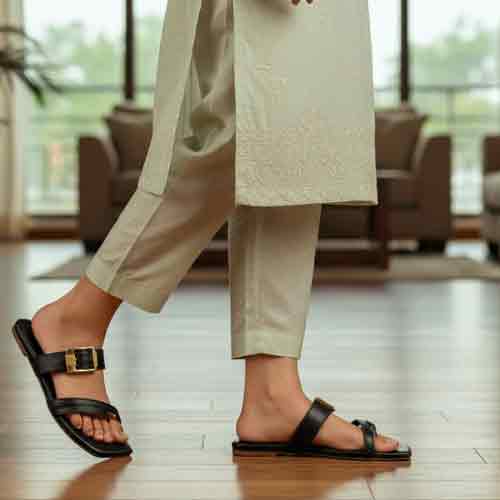 Black Frost Gleam Flats - Modern Chic Women's Shoes - wisaal.co