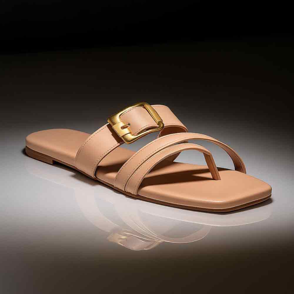 Pink Frost Gleam Flats - Modern Chic Women's Shoes - wisaal.co