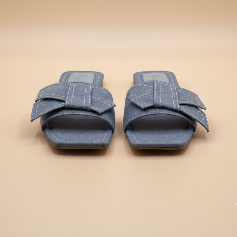 Wisaal.co™ – Stylish Denim Cloud Blue Sandals for Casual Elegance - Wisaal.co