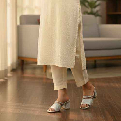 wisaal.co - Premium Silver Rhinestone Block Heel Sandals - Elegant Heel Collection