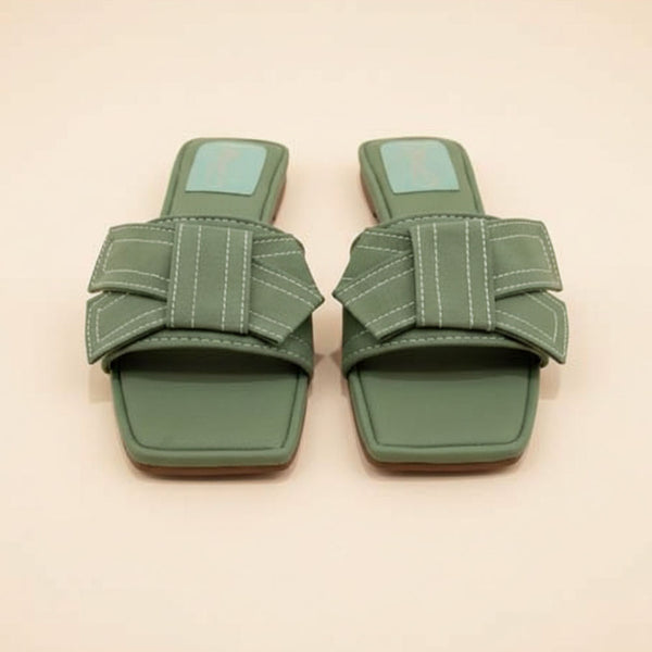 Wisaal.co™ – Stylish Denim Cloud Green Sandals for Casual Elegance - Wisaal.co