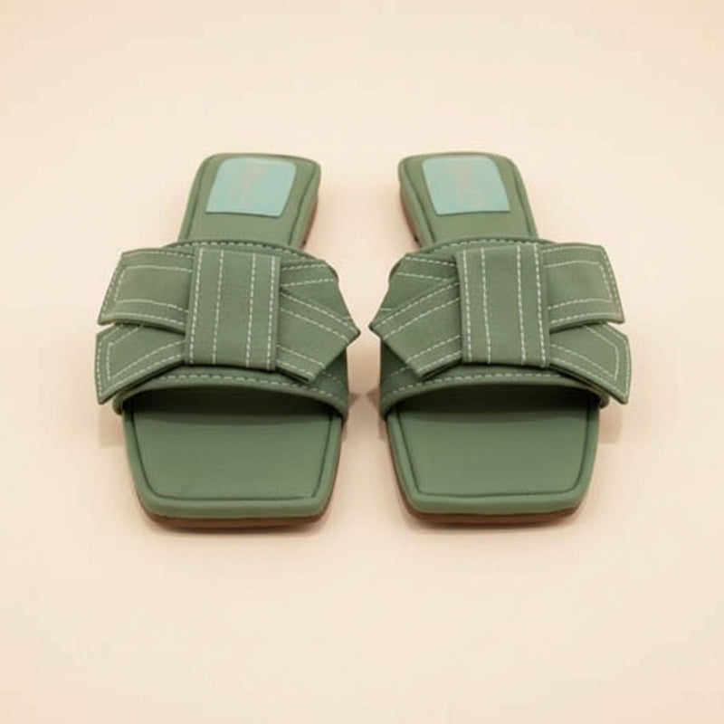 Wisaal.co™ – Stylish Denim Cloud Green Sandals for Casual Elegance - Wisaal.co