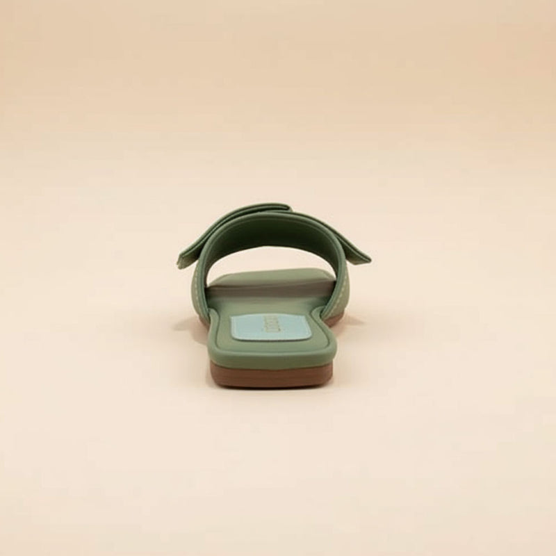 Wisaal.co™ – Stylish Denim Cloud Green Sandals for Casual Elegance - Wisaal.co