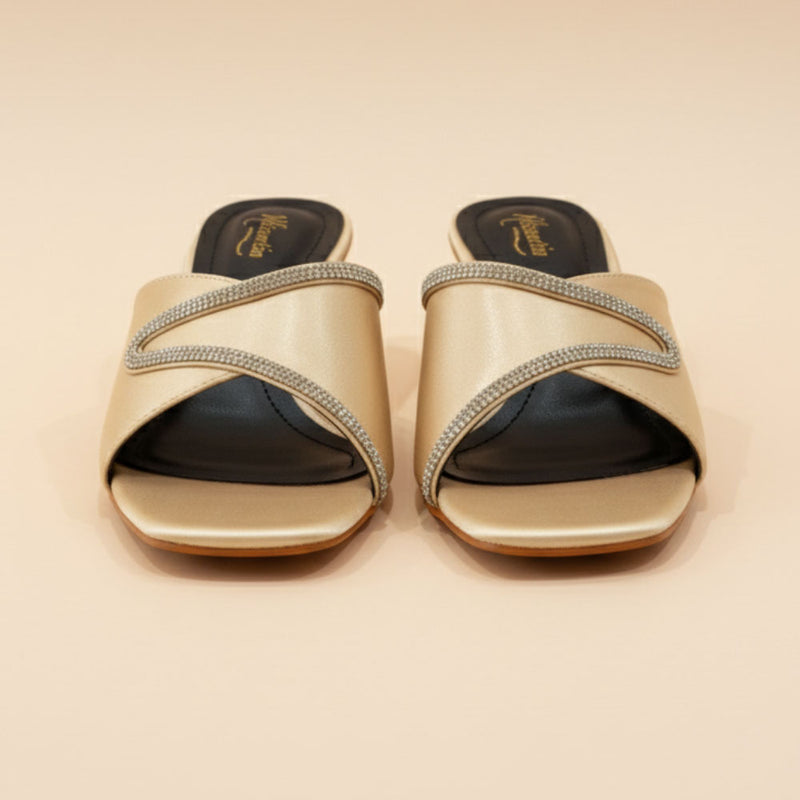 Wisaal.co™ – Premium Zarqa Steps Gold Heels to Elevate Your Style - Wisaal.co