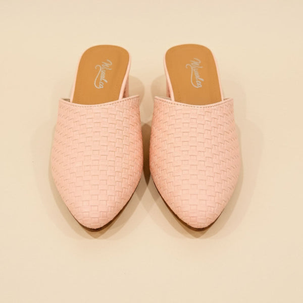 Wisaal.co™ – Chic & Comfortable Soft Serenity Pink Block Heels - Wisaal.co