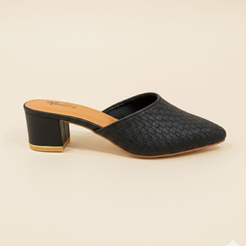Wisaal.co™ – Chic & Comfortable Soft Serenity Black Block Heels - Wisaal.co