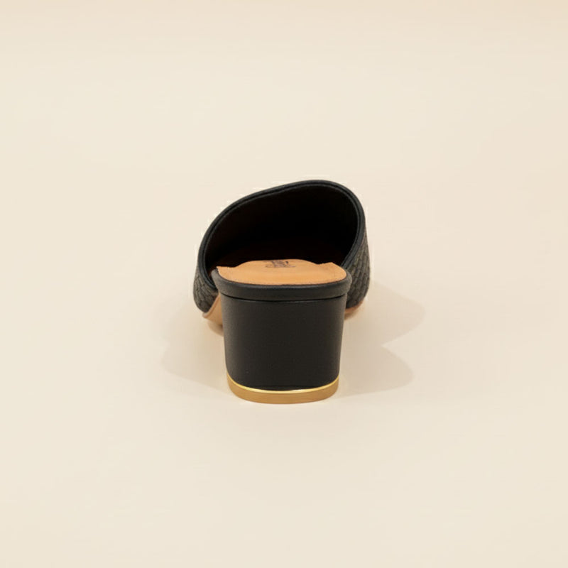 Wisaal.co™ – Chic & Comfortable Soft Serenity Black Block Heels - Wisaal.co