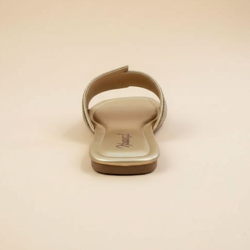 Gleam Step Golden Comfort Slippers - Wisaal.co