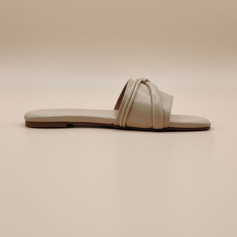 Wisaal.co™ – Midnight Motion Beige Flats for Gentle Everyday Comfort - Wisaal.co