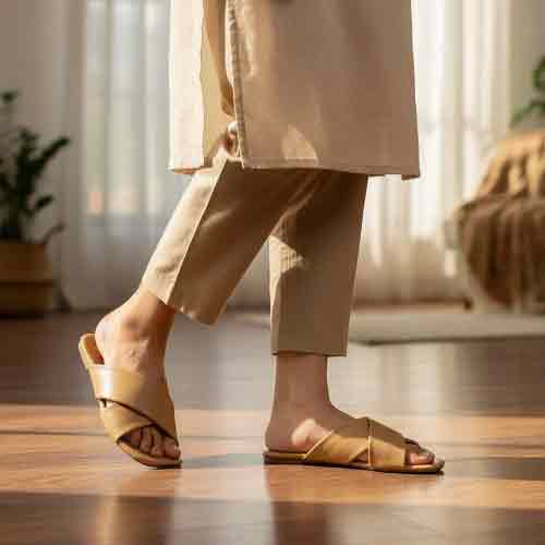 Beige Latte Noir Flats - Café Chic Women's Shoes - wisaal.co