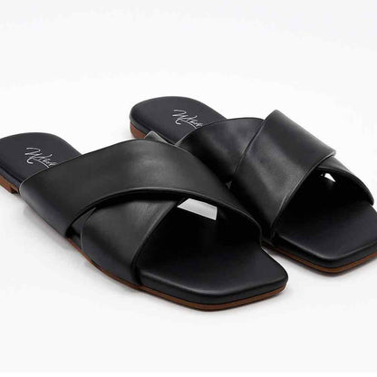 Black Latte Noir Flats - Café Sophisticated Women's Shoes - wisaal.co