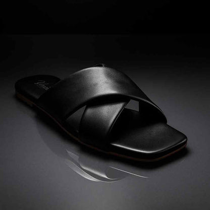 Black Latte Noir Flats - Café Sophisticated Women's Shoes - wisaal.co