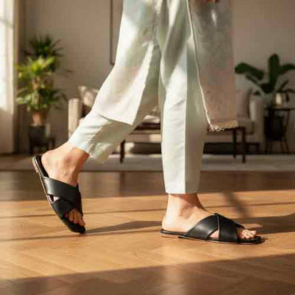 Black Latte Noir Flats - Café Sophisticated Women's Shoes - wisaal.co