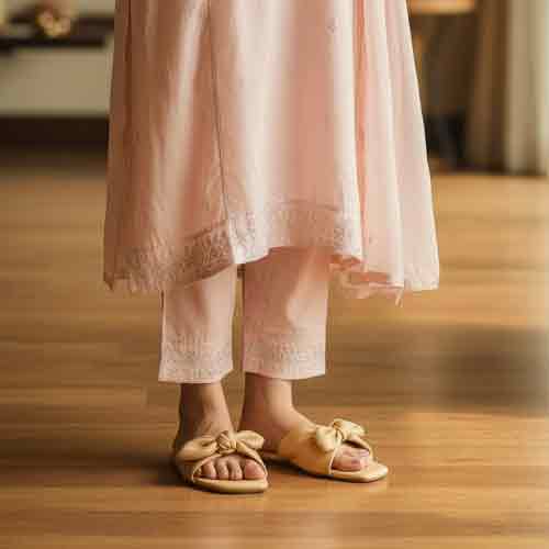 Peach Women's Flats - Nectar Glow Comfortable Shoes - wisaal.co