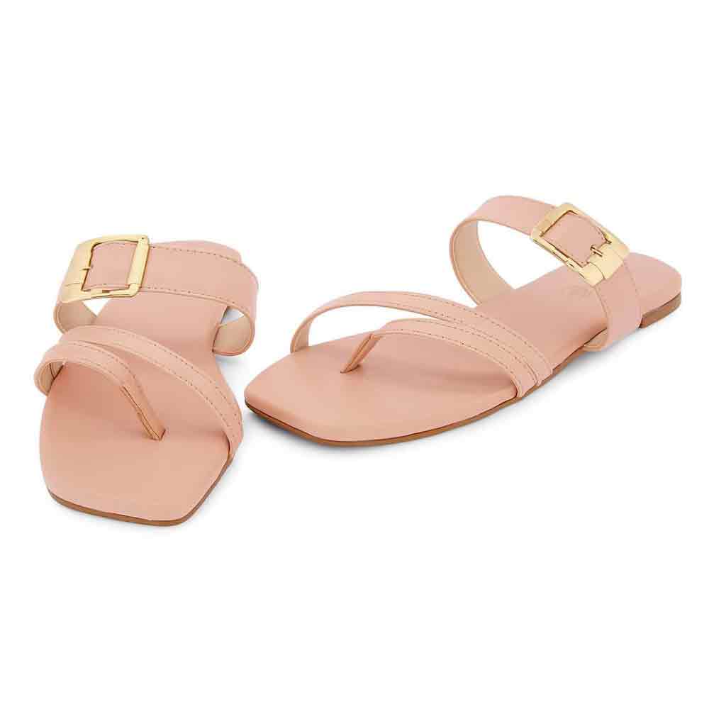 Pink Frost Gleam Flats - Modern Chic Women's Shoes - wisaal.co