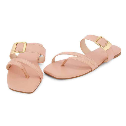 Pink Frost Gleam Flats - Modern Chic Women's Shoes - wisaal.co