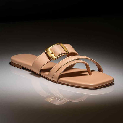 Pink Frost Gleam Flats - Modern Chic Women's Shoes - wisaal.co