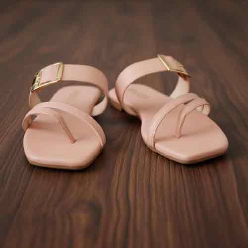 Pink Frost Gleam Flats - Modern Chic Women's Shoes - wisaal.co