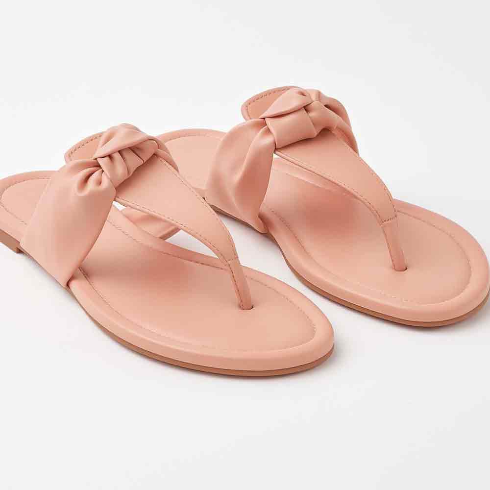 Pink Women's Flats - Berry Edge Feminine Shoes - wisaal.co