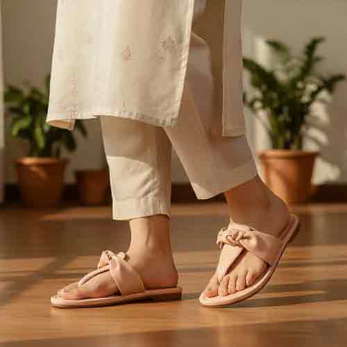 Pink Women's Flats - Berry Edge Feminine Shoes - wisaal.co