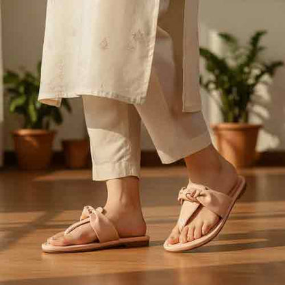 Pink Women's Flats - Berry Edge Feminine Shoes - wisaal.co