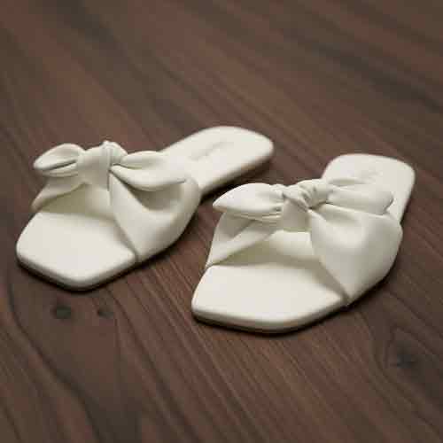 White Women's Flats - Nectar Glow Professional Shoes - wisaal.co