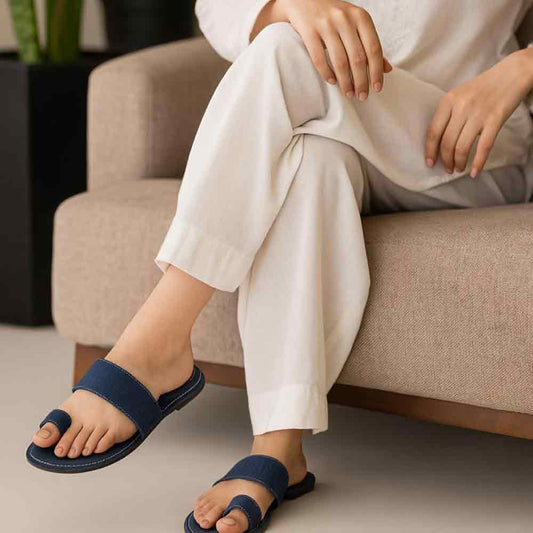 Women's Flat Slippers - Pure Step Comfort Shoes - wisaal.co